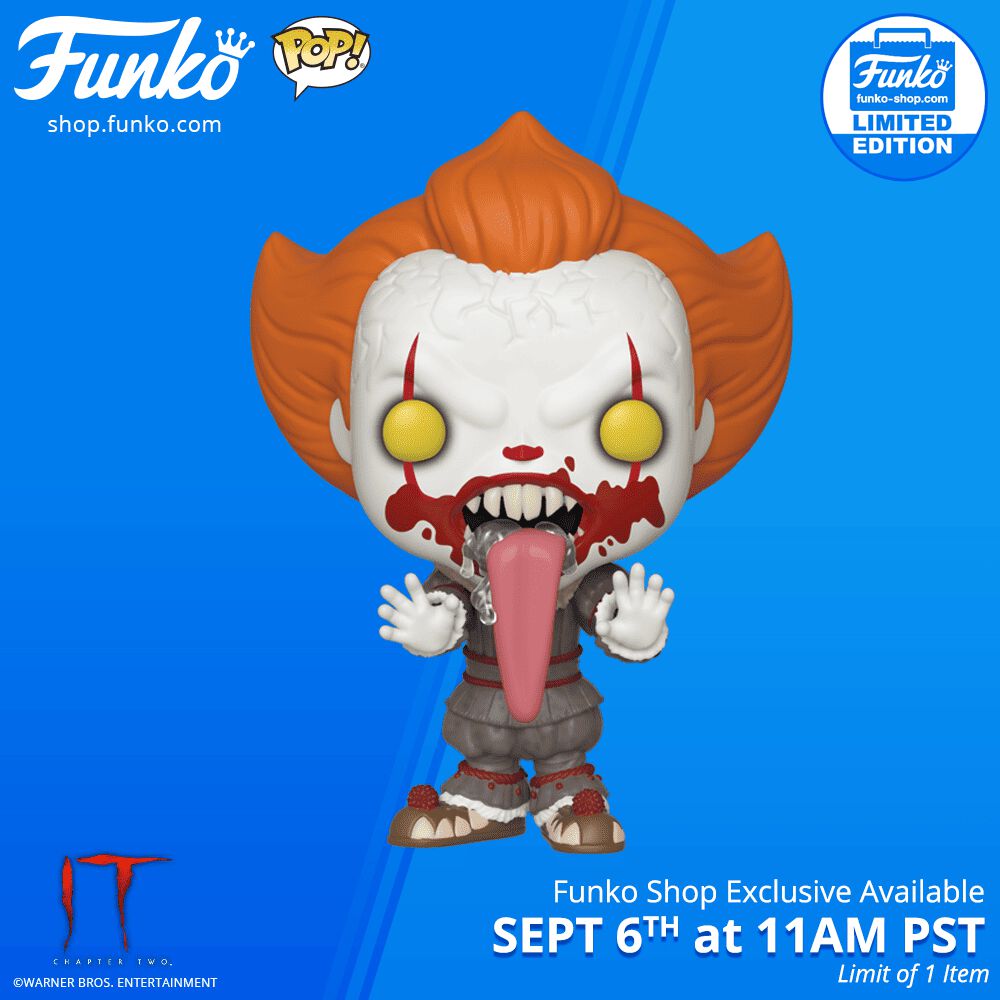 Funko Shop Exclusive Item: Pop! Movies: It: Chapter Two-Blood Splatter Pennywise Funhouse