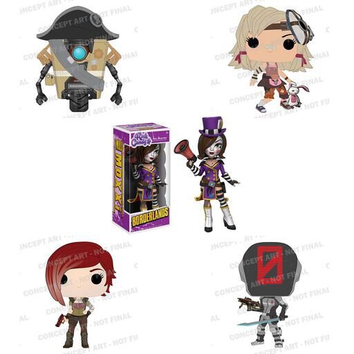 Toy Fair NY Reveals: Borderlands Pop!s & Rock Candy!