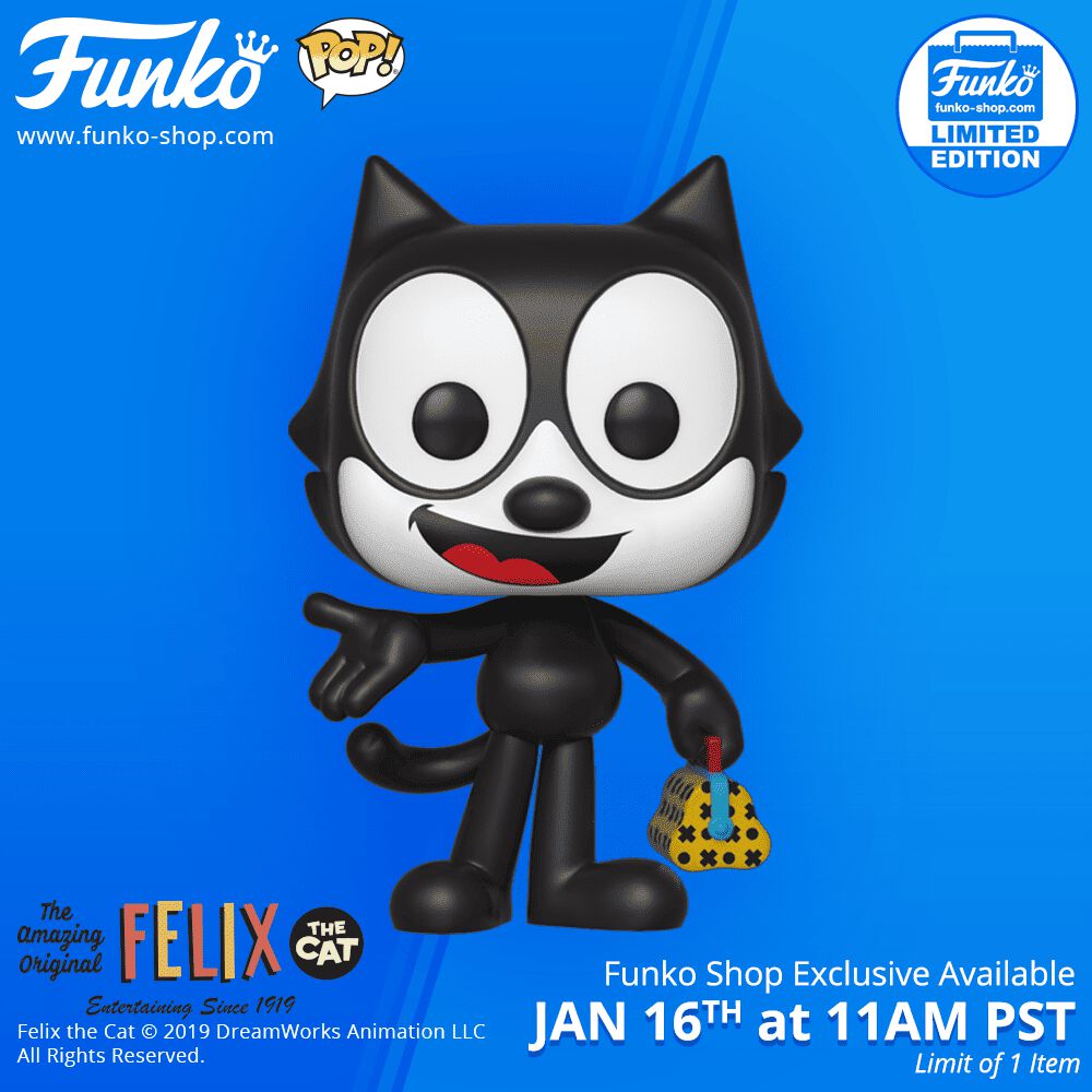 Funko Shop Exclusive Item: Felix the Cat with Bag of Fun Pop!