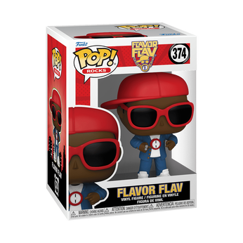 Pop! Flavor Flav with Red Clock Necklace, Image 2