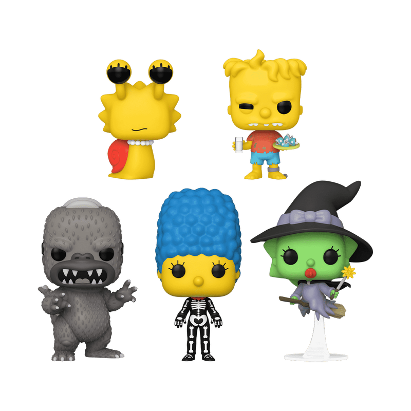 Pop! Snail Lisa / Hugo Simpson / Homerzilla / Skeleton Marge / Witch Maggie  - 5 Pack, , hi-res view 2