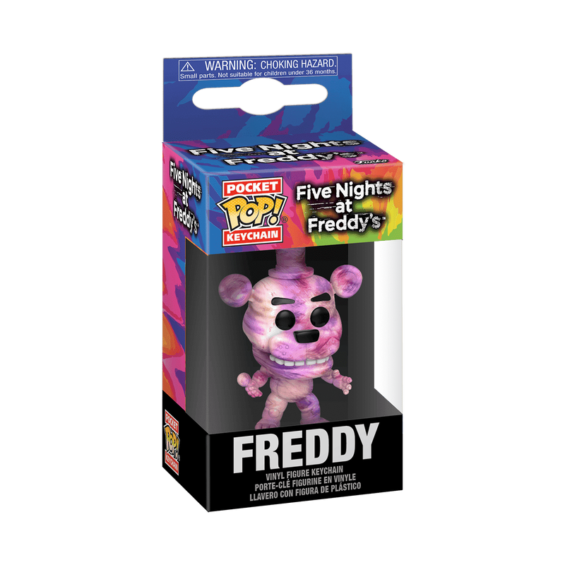 Pop! Keychain Freddy Fazbear in Tie-Dye, , hi-res view 2