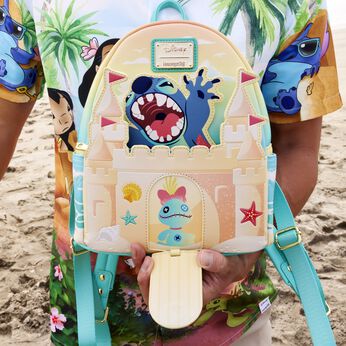 Stitch Sandcastle Beach Surprise Mini Backpack, Image 2