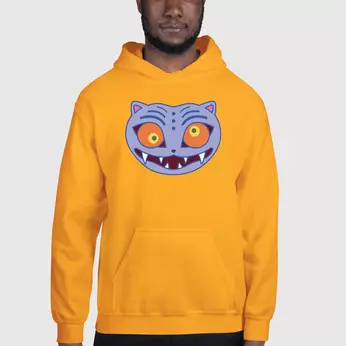 KPop Demon Hunters Derpy Tiger Hoodie, Image 1