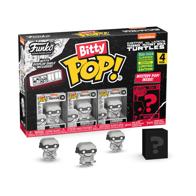 Bitty Pop! Teenage Mutant Ninja Turtles (Deco) 4-Pack Series 4, , hi-res view 1