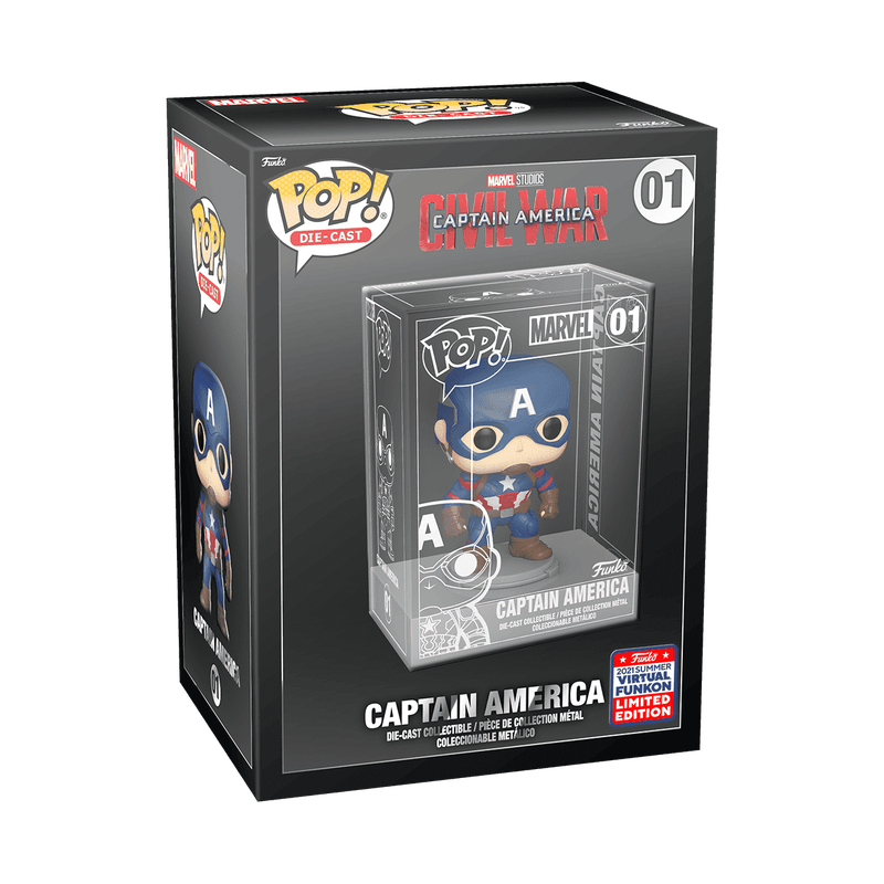 Buy Pop! DieCast Captain America at Funko.