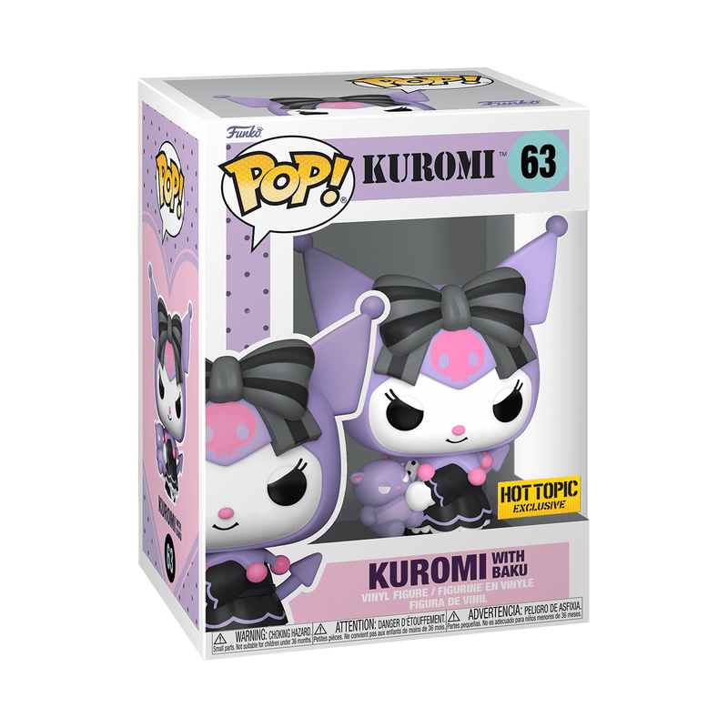 Pop! Kuromi with Baku, , hi-res view 2