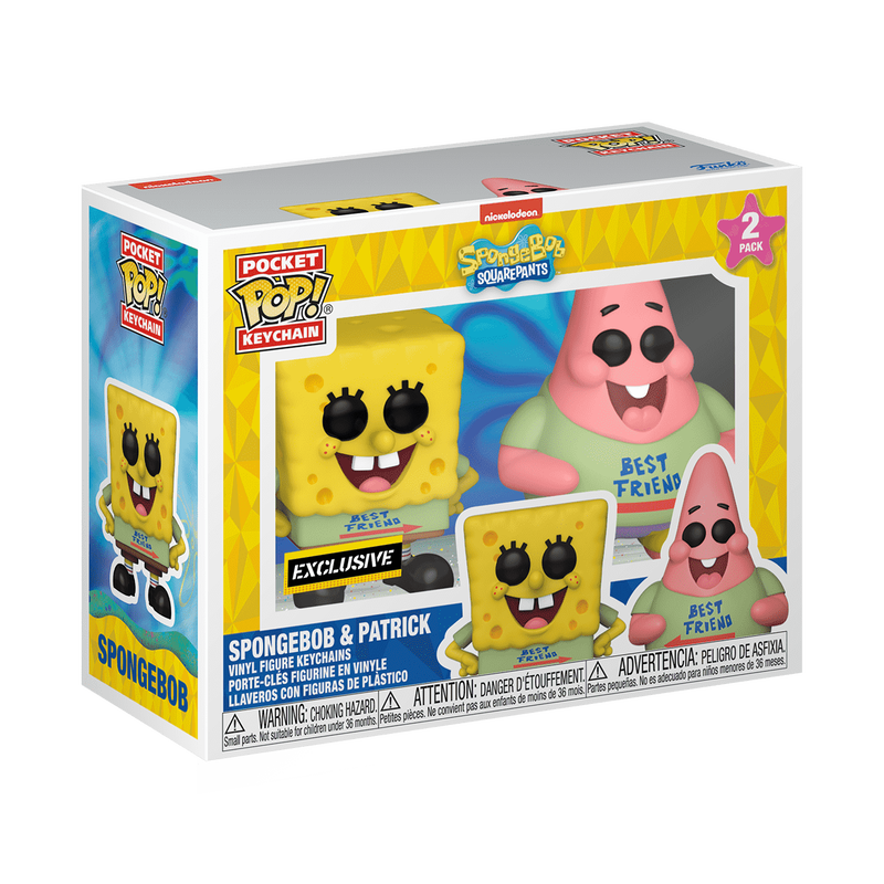 Pop! Keychain Spongebob & Patrick - 2 Pack, , hi-res view 2