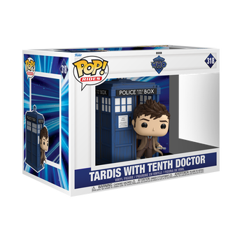 Pop! Rides Deluxe Tardis with Tenth Doctor, , hi-res view 2