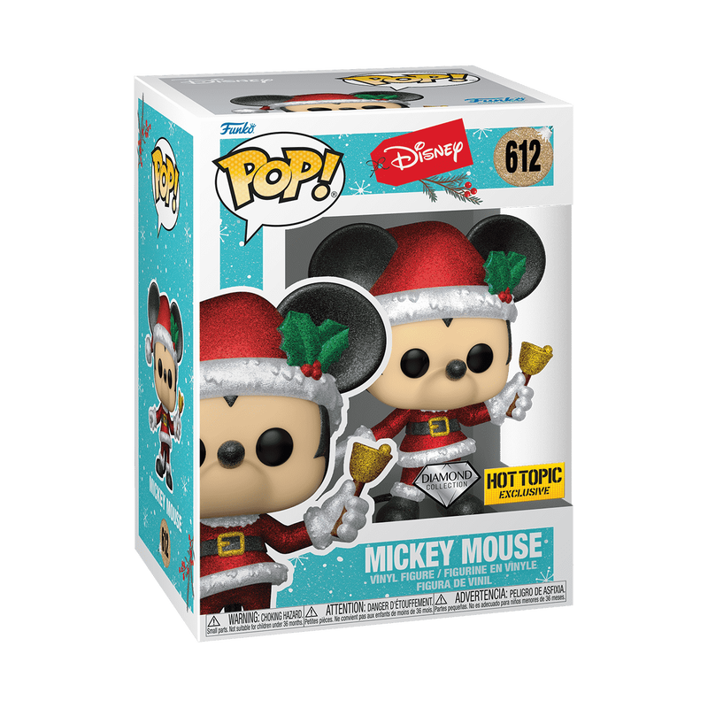 Pop! Mickey Mouse in Santa Outfit (Diamond), , hi-res view 2