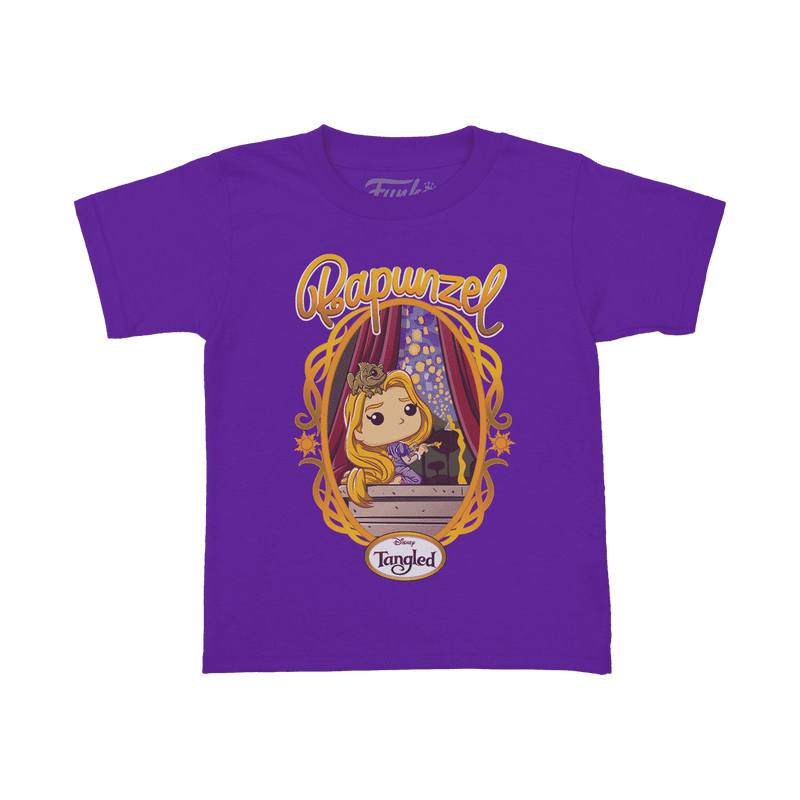 Rapunzel Painting Kids Tee, , hi-res view 1