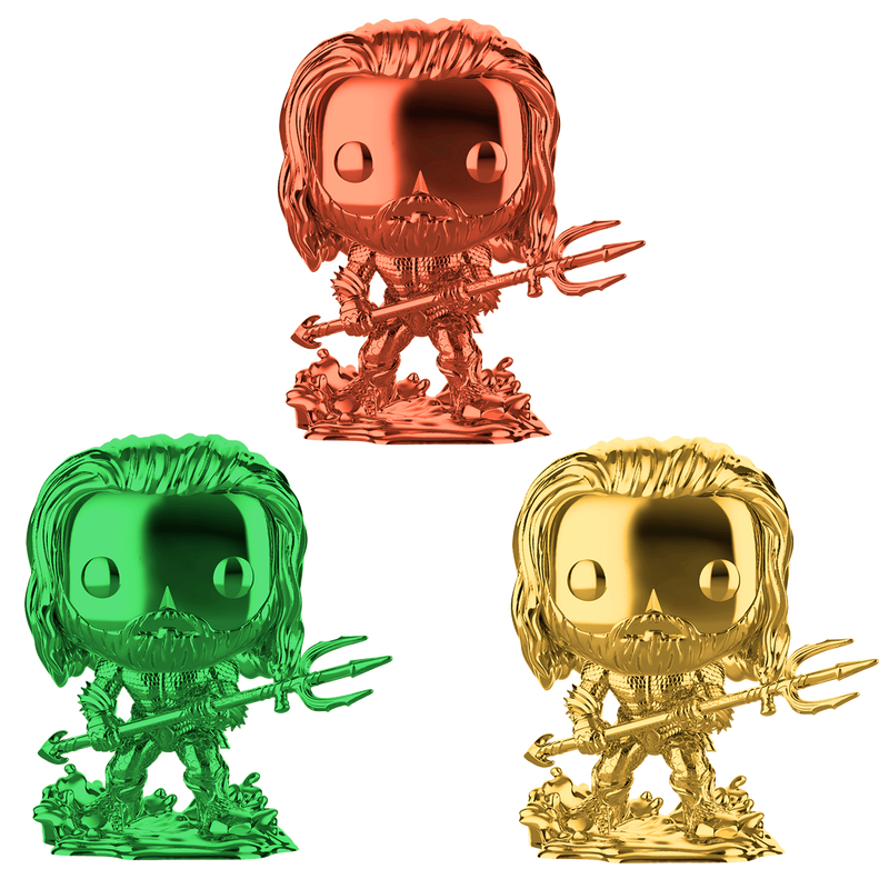 Pop! Arthur Curry in Hero Suit (Chrome) 3-Pack, , hi-res view 1