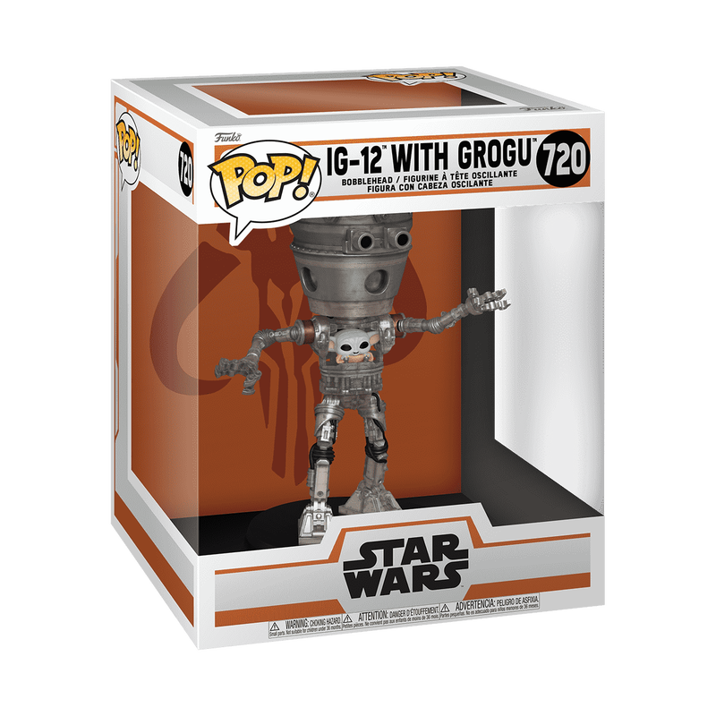 Pop! Deluxe IG-12 with Grogu, , hi-res view 2