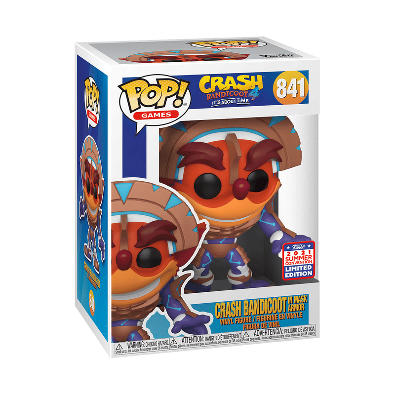 Pop! Crash Bandicoot in Mask Armor, , hi-res view 2