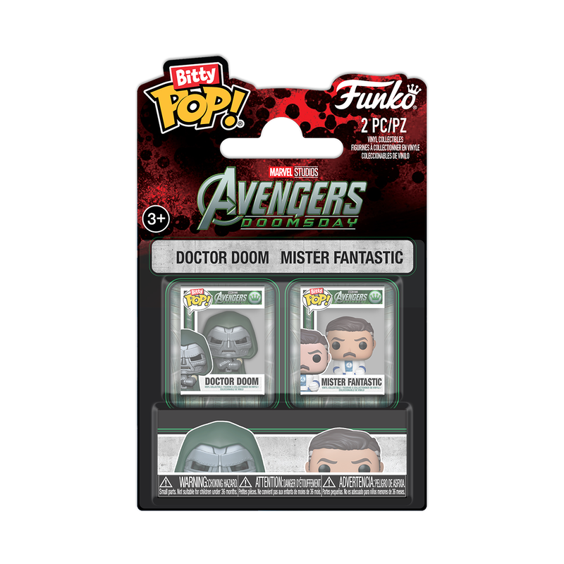 Bitty Pop! Doctor Doom & Mister Fantastic 2-Pack, , hi-res view 1