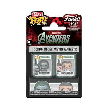 Bitty Pop! Doctor Doom & Mister Fantastic 2-Pack(Marvel)