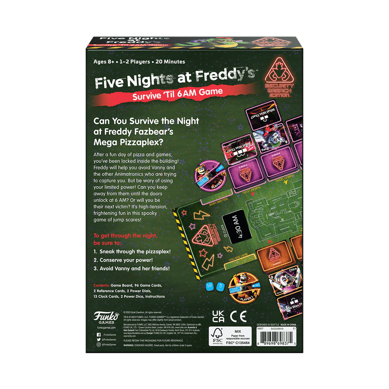 Five Nights at Freddy's Survive 'Til 6AM Game - Security Breach Edition, , hi-res view 4
