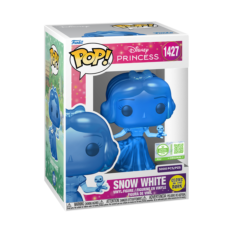 Pop! Snow White (Translucent Blue) (Glow) with Pop! Protector, , hi-res view 2