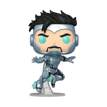 Pop! Superior Iron Man with Pop! Protector , Image 1