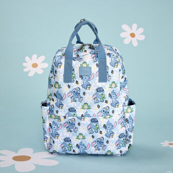 Stitch Springtime Daisy All-Over Print Full-Size Backpack, Image 2