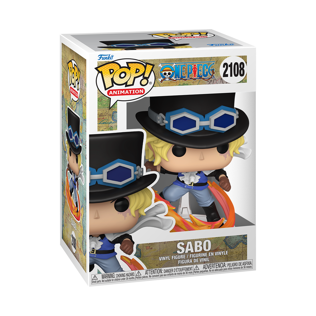 Детская фигурка Funko Pop! Sabo Attacking with Pipe — фото 2