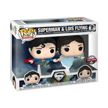 Pop! Superman & Lois Flying 2-Pack, Image 2