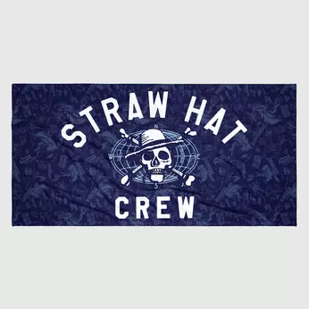 One Piece Straw Hat Crew Luffy Beach Towel, , hi-res view 2