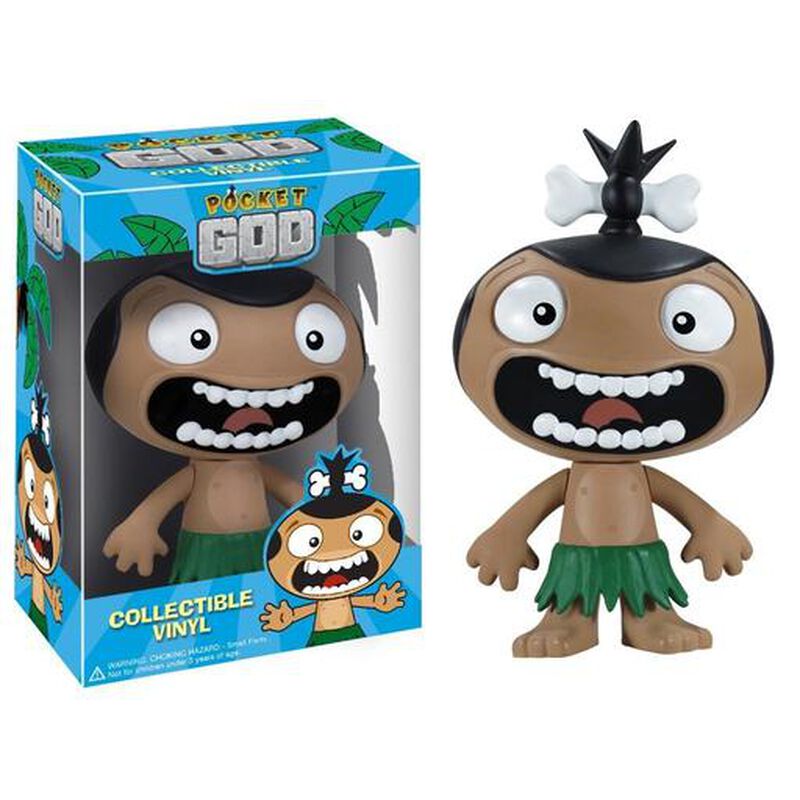 Pocket God: Screaming Pygmy Vinyl Figure, , hi-res view 1