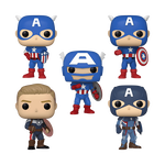 Pop! Captain America: Through the Ages 5-Pack, , hi-res view 1