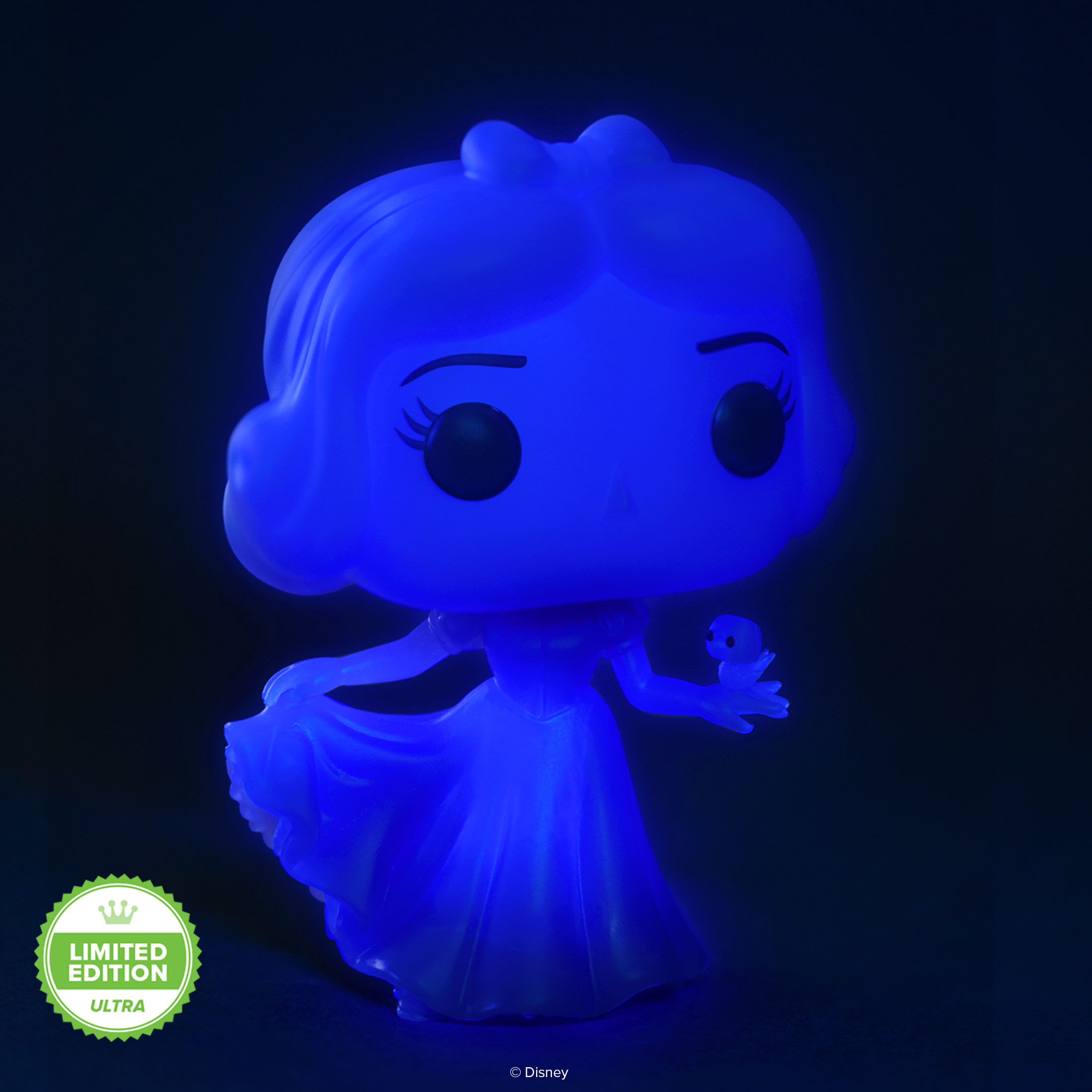 Pop! Snow White (Translucent Blue) (Glow) with Pop! Protector | Funko