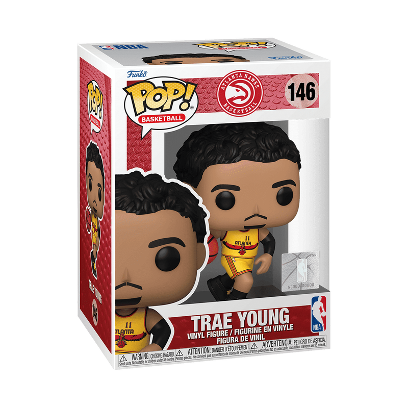 Pop! 21-22 NBA City Edition Trae Young, , hi-res view 2