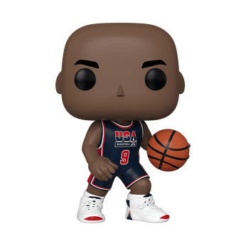 Pop! Jumbo Michael Jordan in Team USA Uniform, Image 1