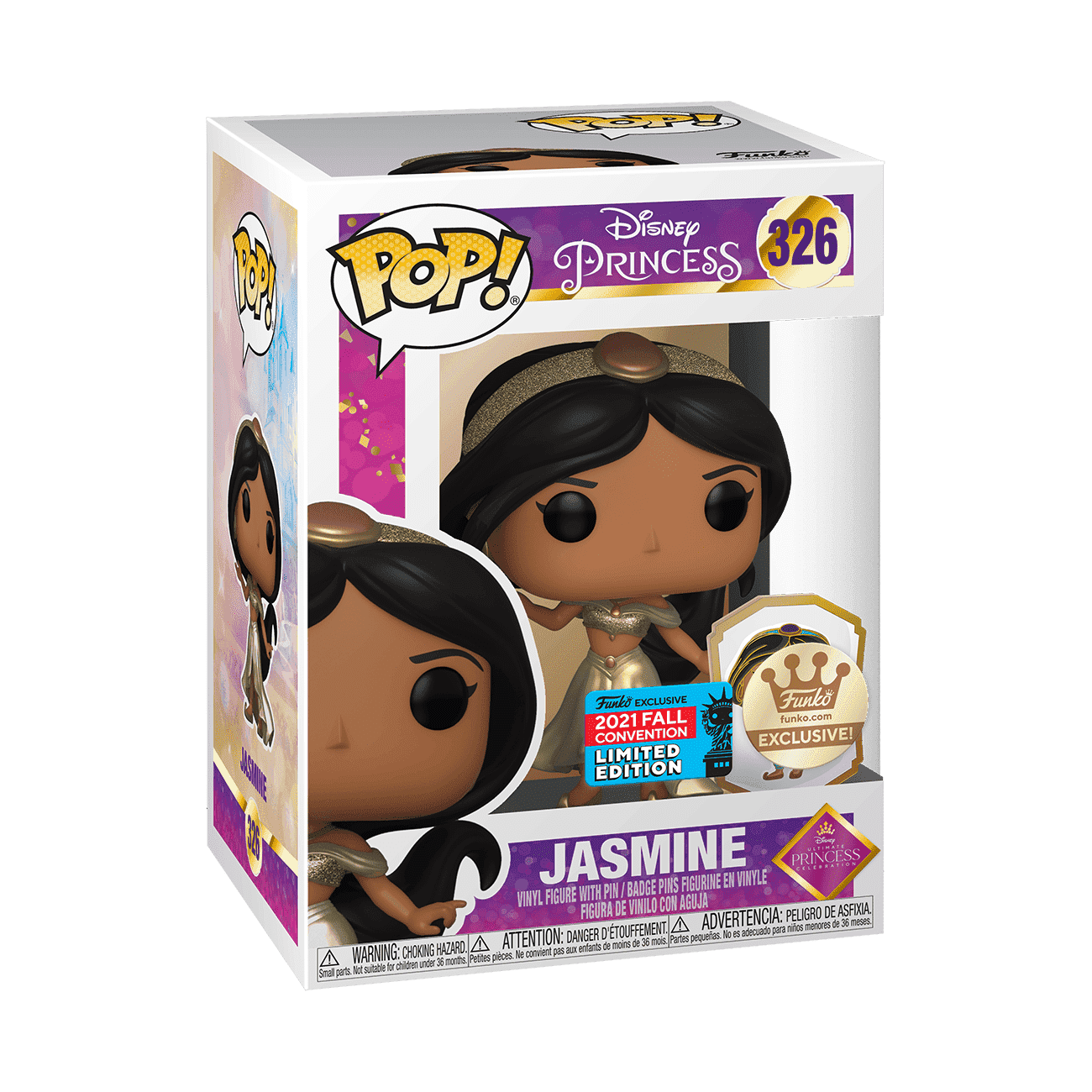 Pop! Jasmine (Gold) with Pin