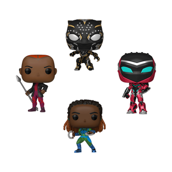 Pop! Black Panther: Wakanda Forever 4-Pack, Image 1