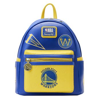 NBA Golden State Warriors Patch Icons Mini Backpack, Image 1