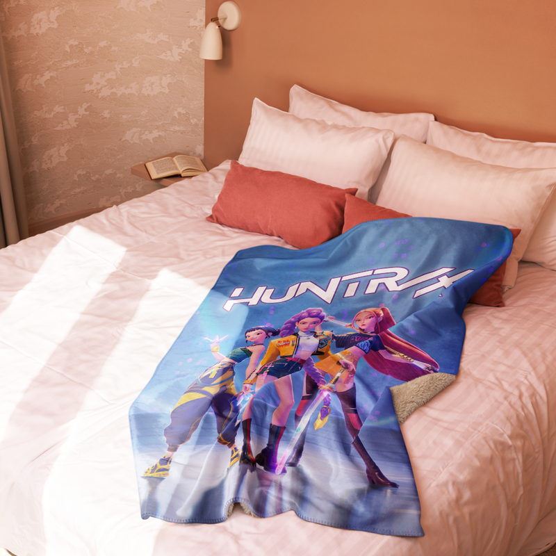 KPop Demon Hunters HUNTR/X Sherpa Blanket, , hi-res view 4