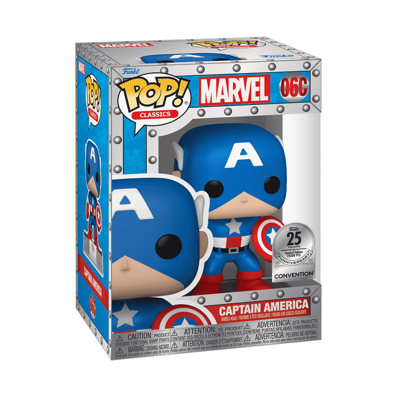 Pop! Classics Captain America Funko 25th Anniversary, , hi-res view 4