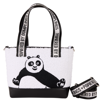 Kung Fu Panda Sherpa Mini Tote Crossbody Bag, Image 1