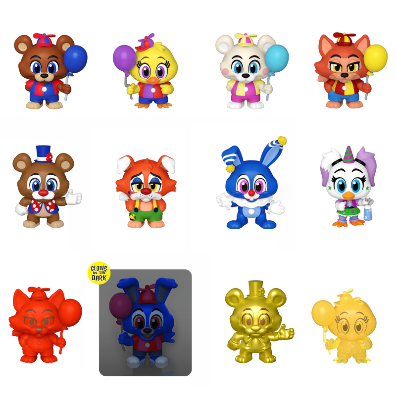 Five Nights at Freddy's FNAF Balloon Foxy Freddy Circus Bonnie Set