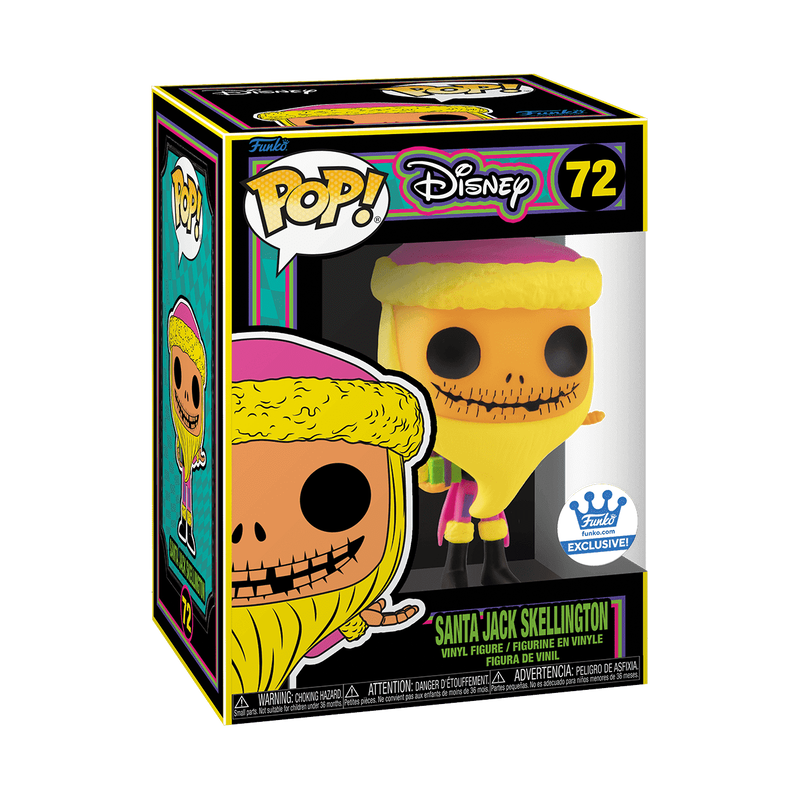 Pop! Santa Jack Skellington (Black Light), , hi-res view 3
