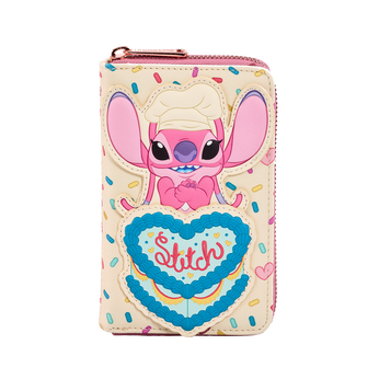 Lilo & Stitch Angel Cake Zip Around Wallet - Disney, , hi-res view 1
