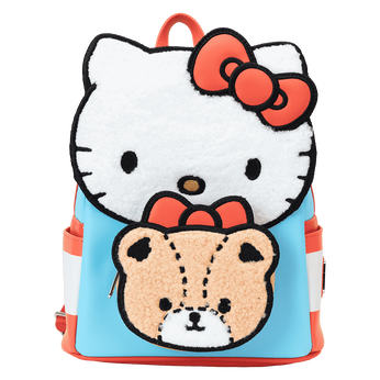 Sanrio Hello Kitty & Tiny Chum Bear Sherpa Mini Backpack, Image 1