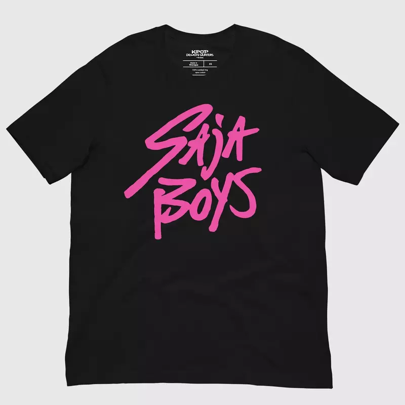 KPop Demon Hunters Saja Boys Logo Tee, , hi-res view 2