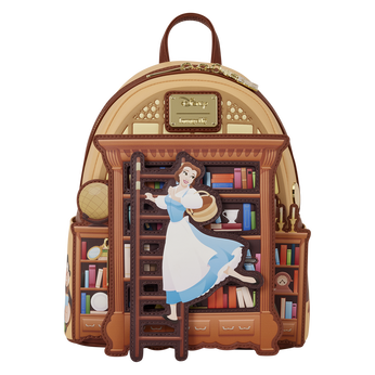 D23 Exclusive Beauty and the Beast Belle Book Shop Mini Backpack, , hi-res view 1