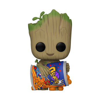 Pop! Groot with Cheese Puffs, Image 1