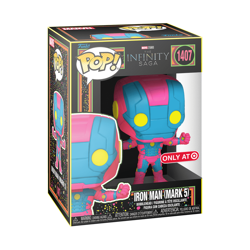 Funko pop iron man light on sale