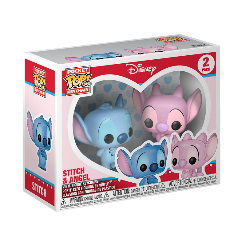 Pop! Keychain Stitch & Angel 2-Pack, , hi-res view 2