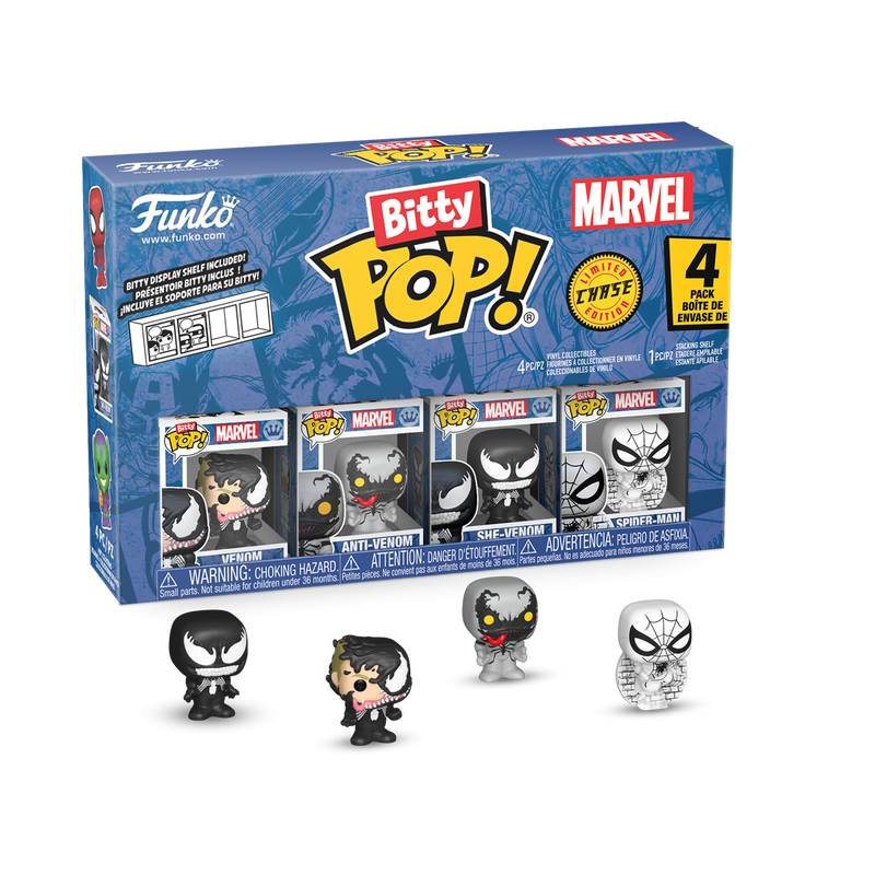 Bitty Pop! Spider-Man 4-Pack Series 3, , hi-res view 1