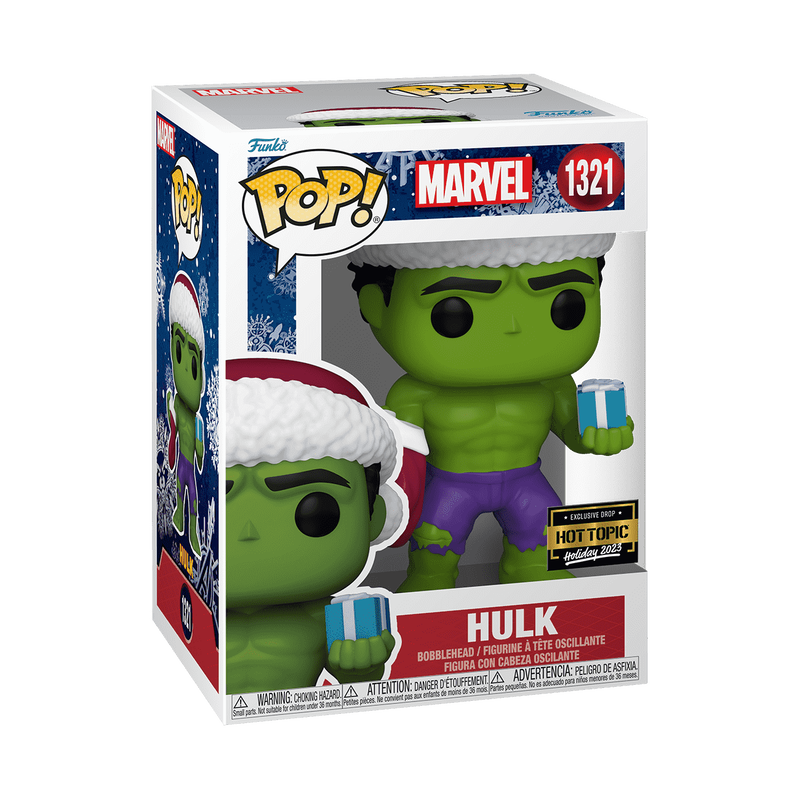 Pop! Hulk in Santa Hat, , hi-res view 2