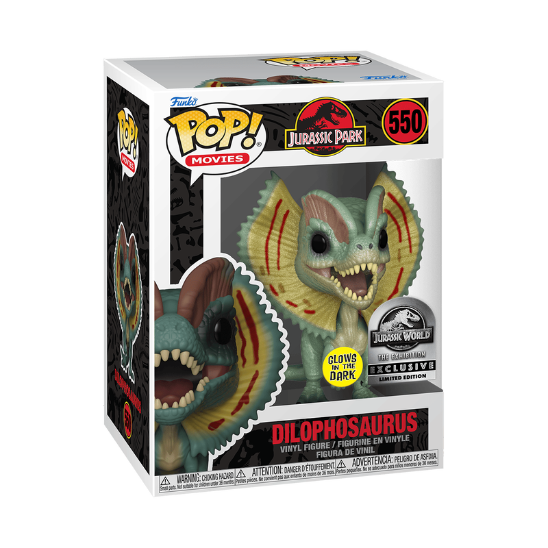 Pop! Dilophosaurus (Glows in the Dark), , hi-res view 1